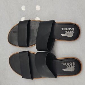 Sorel Black Slides
